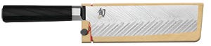 Dual Core Nakiri knife with wooden saya profile image